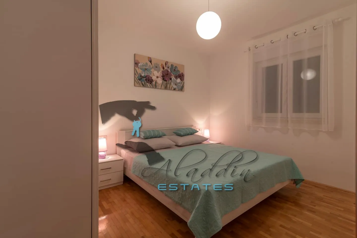 okrug gornji, prvorazredni dvosobni stan s lijepim pogledom na more, 80 m2 - slika 9