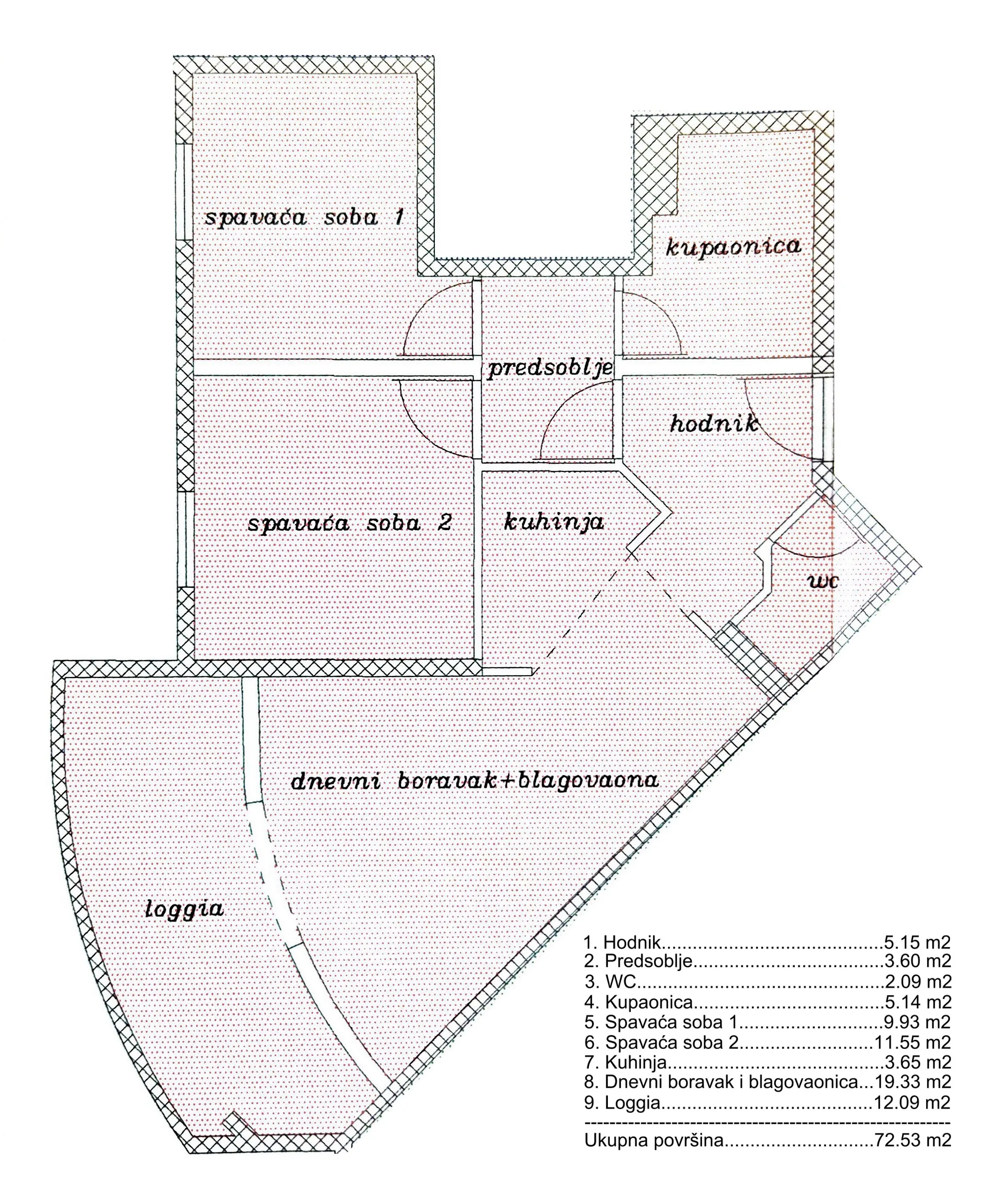 trogir, odličan dvosobni stan s pogledom na more, 69 m2 - slika 19
