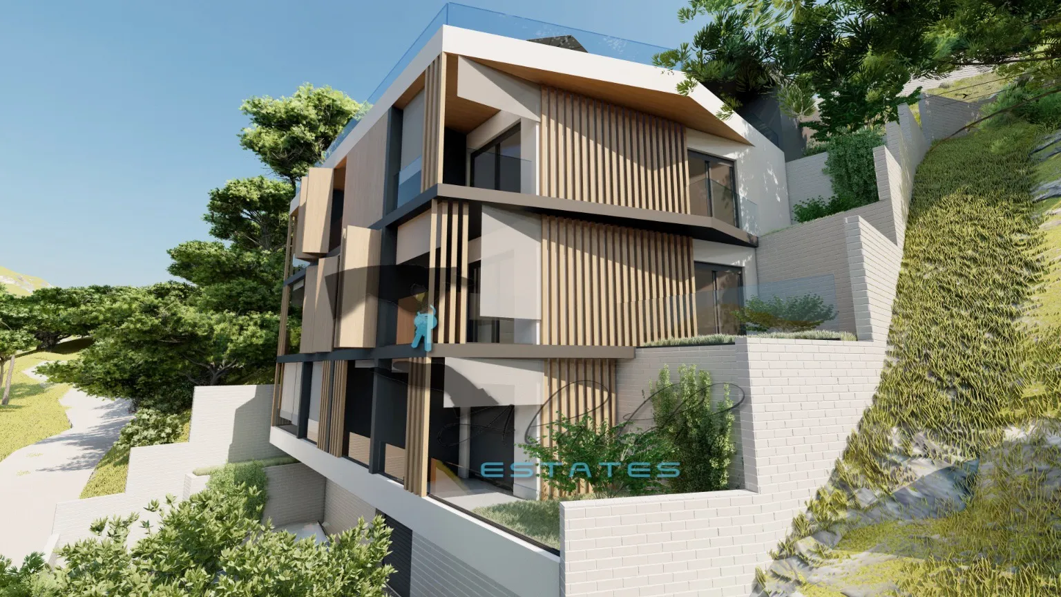 mimice, iznimno zemljište do mora s idejnim projektom, 488 m2 - slika 9