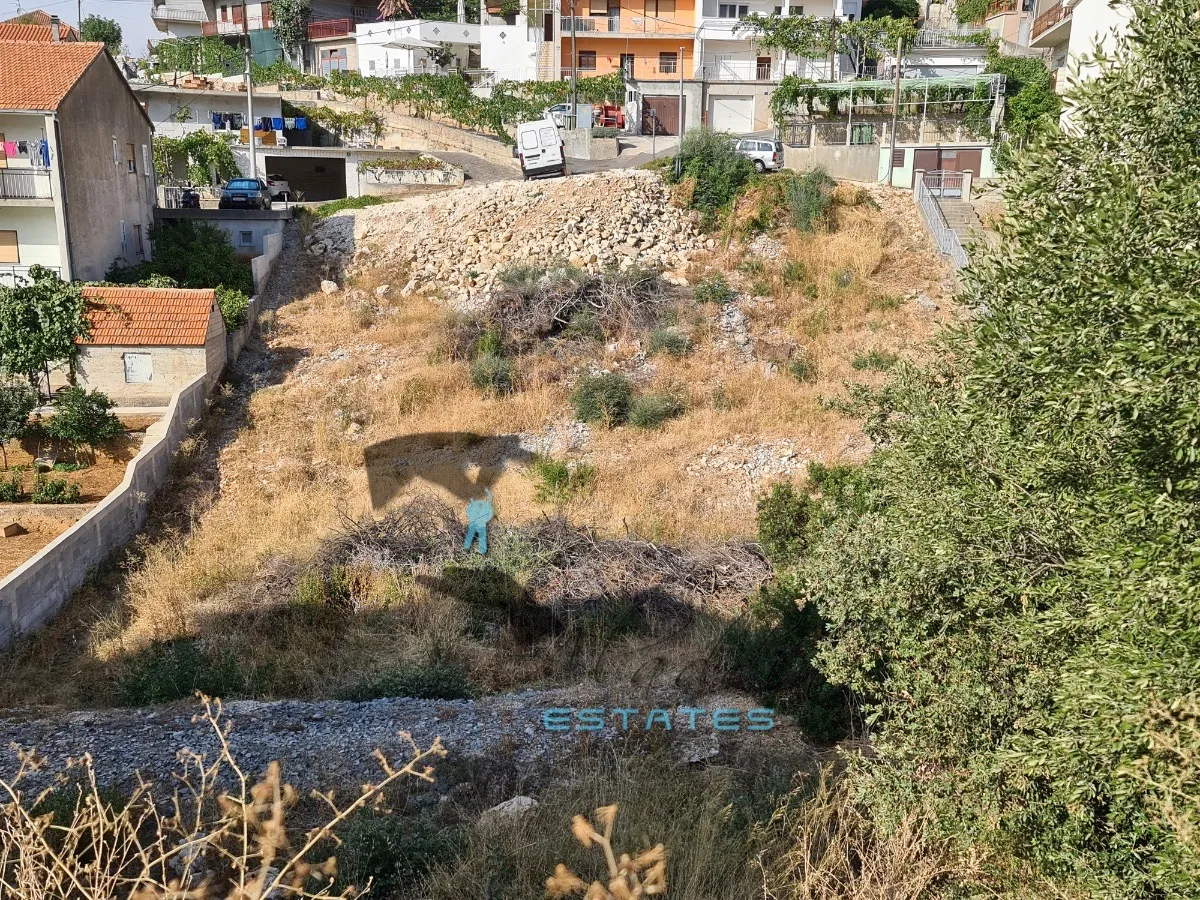 trogir, atraktivna građevinska čestica s pogledom na more, 976 m2 - slika 6