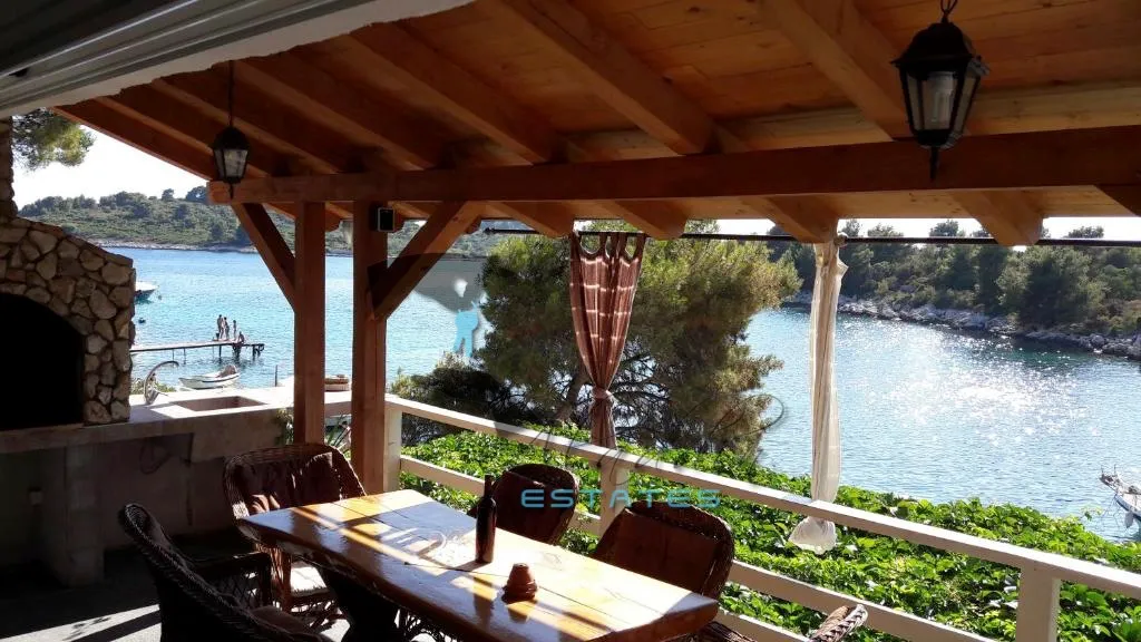 okrug gornji, prekrasna kuća za odmor u prvom redu do mora, 140 m2 - slika 15