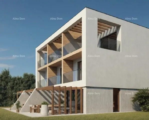 stan medulin, moderni troetažni apartman s pogledom na more, tri zasebna apartmana.a2 - slika 4