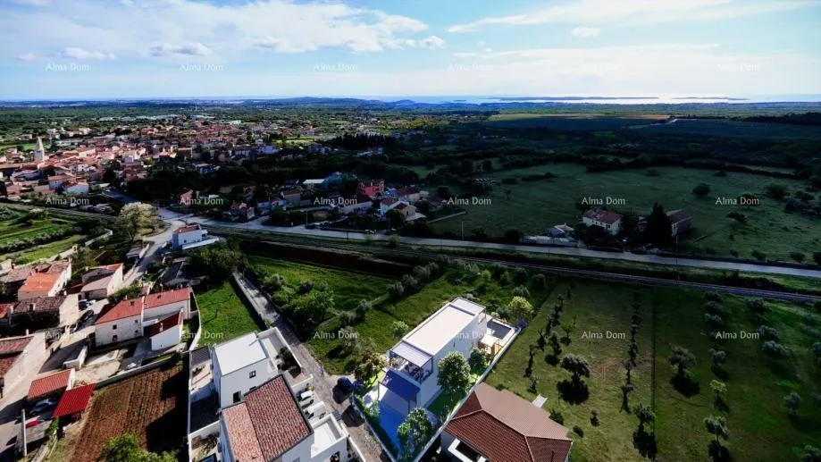 kuća prodajemo prekrasnu duplex kuću sa bazenom i sa pogledom na more i brijune, u galižani - slika 8