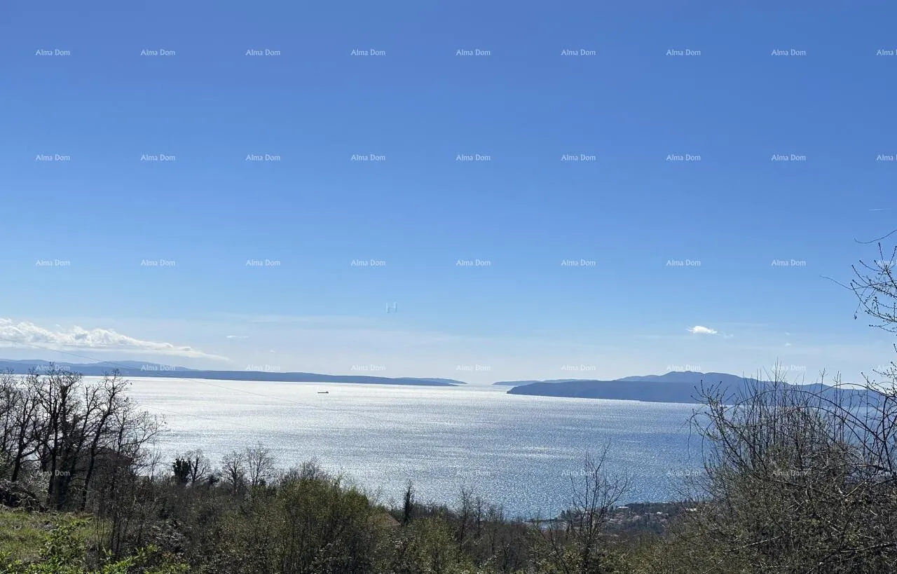 Građevinsko zemljište Pogled na more!! Prodaja građevinskog zemljišta, površine cca 5000 m², s prijavljenim početkom gradnje, Opatija!