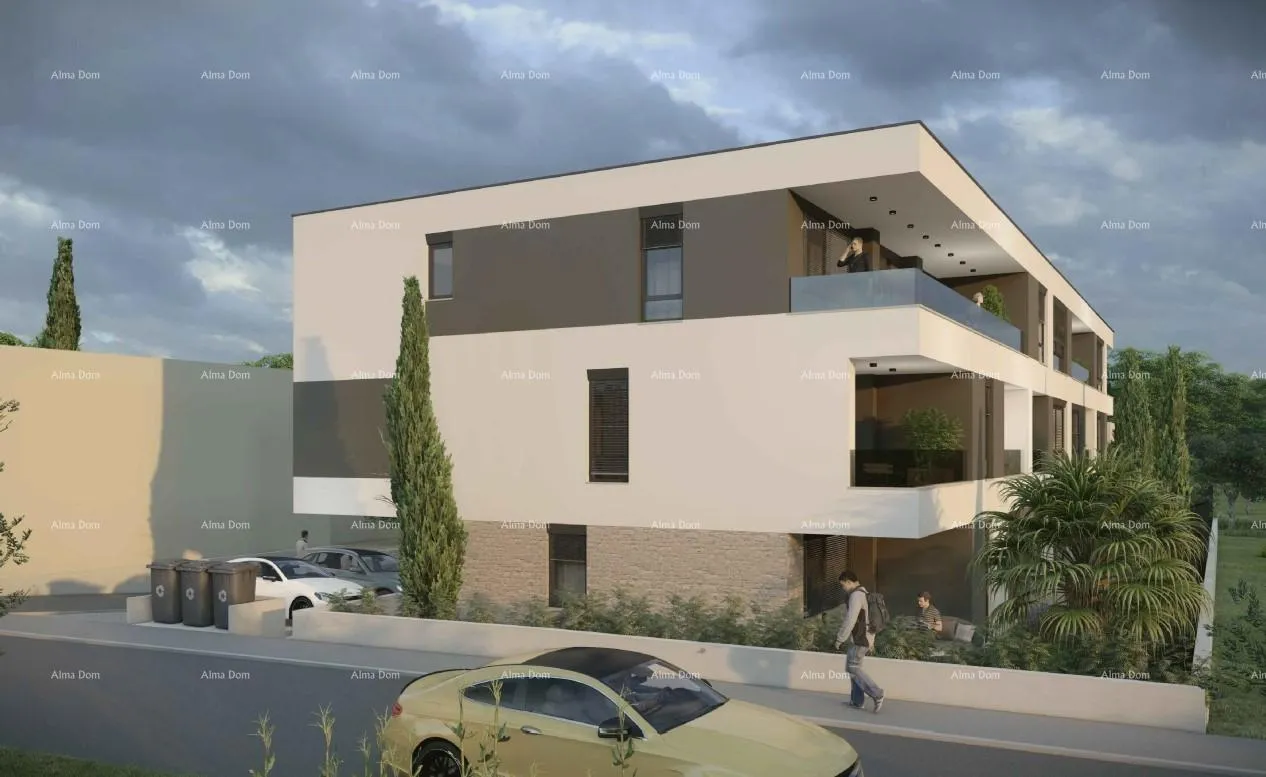 stan prodaja modernih stanova u novom stambenom projektu, pogled na more, štinjan, b4 - slika 5