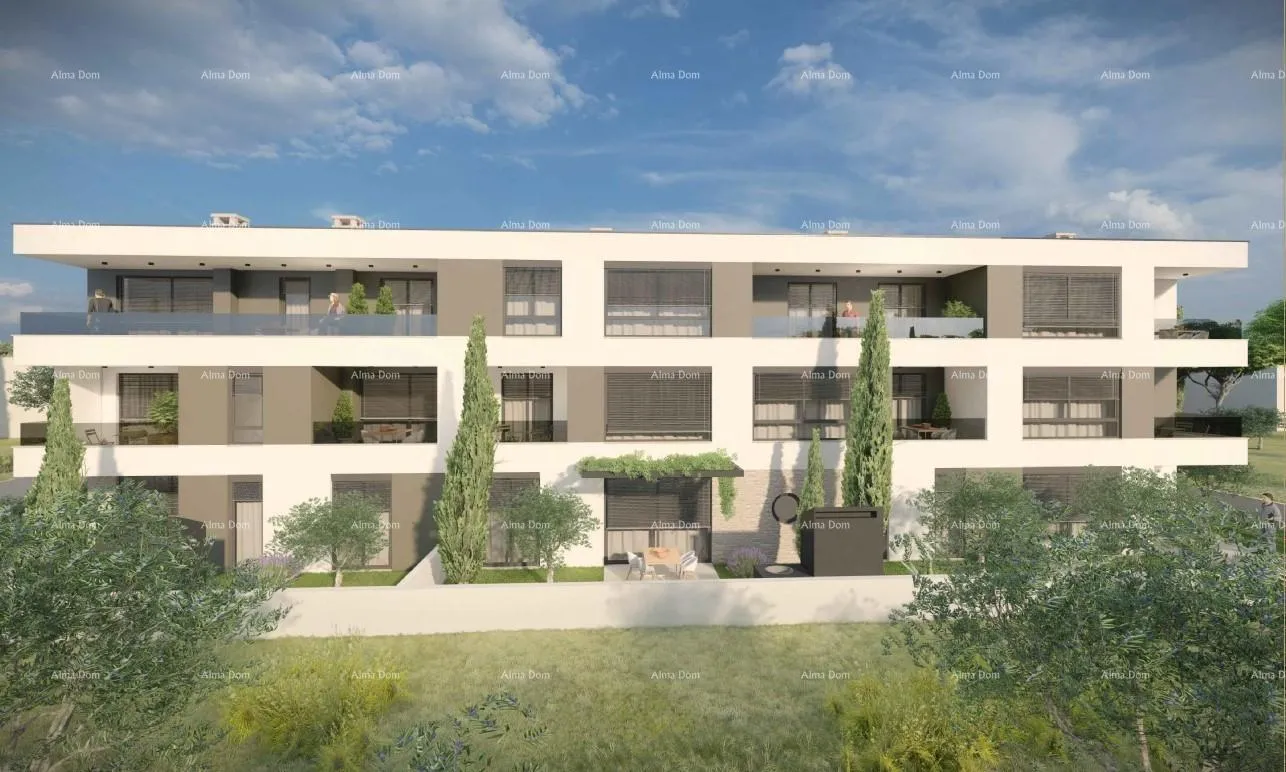 stan prodaja modernih stanova u novom stambenom projektu, pogled na more, štinjan, b4 - slika 4