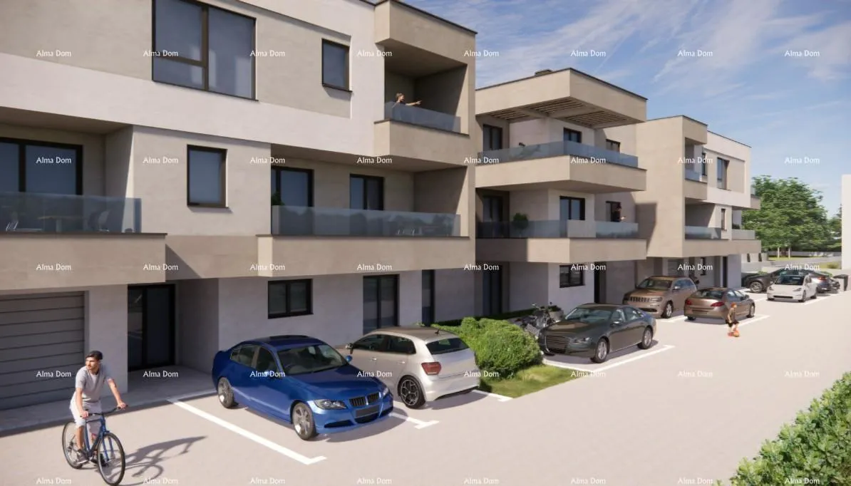 stan prodaja stanova u izgradnji - novi stambeni kompleks, pula! stan c zg a2 - slika 3