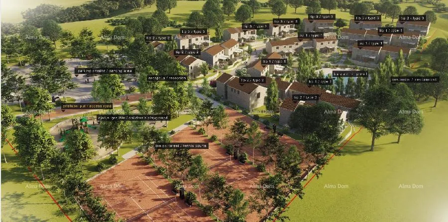 građevinsko zemljište zona t2, teren sa projektom za turističko naselje - slika 3