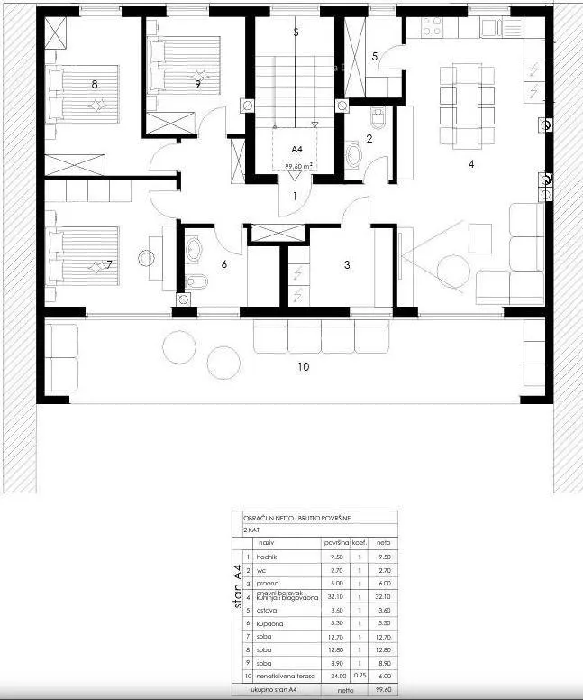 stan prodaja stanova u novom stambenom projektu, pula. valmade - slika 6