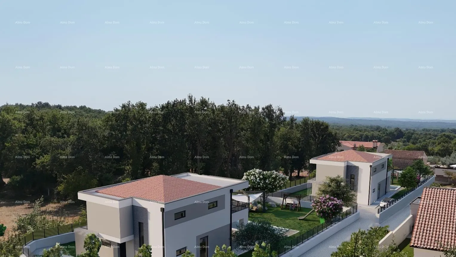 kuća galižana - prodaja moderne kuće s bazenom i pogledom ma more - slika 9