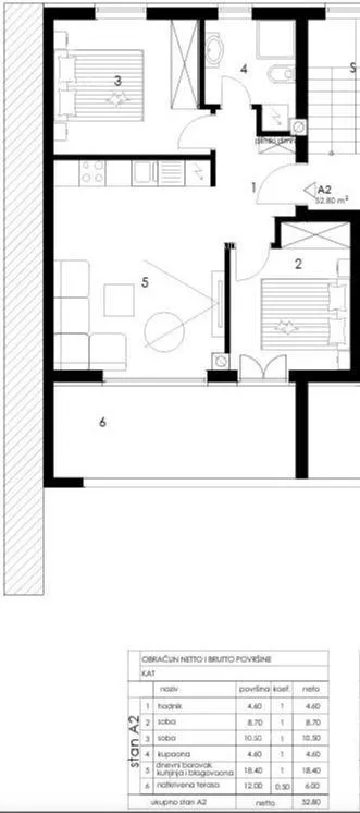 stan prodaja stanova u novom stambenom projektu, pula. valmade - slika 6