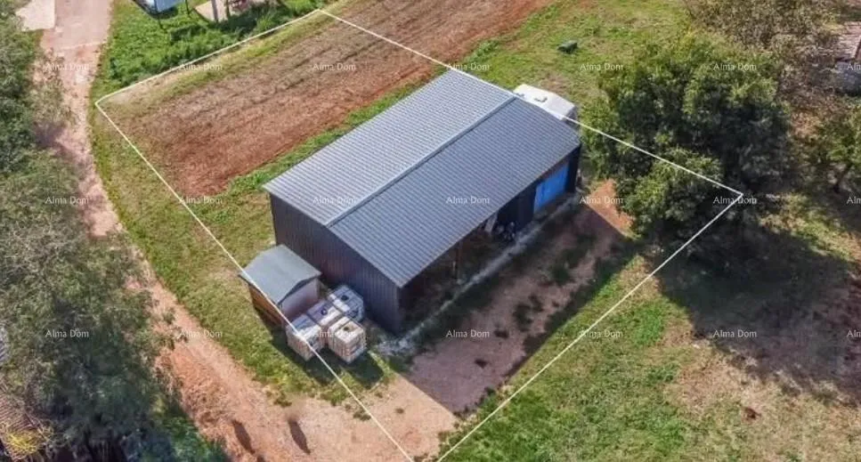 građevinsko zemljište prodaja- građevinsko zemljište s idejnim projektom u blizini karigadora, brtonigla! - slika 3