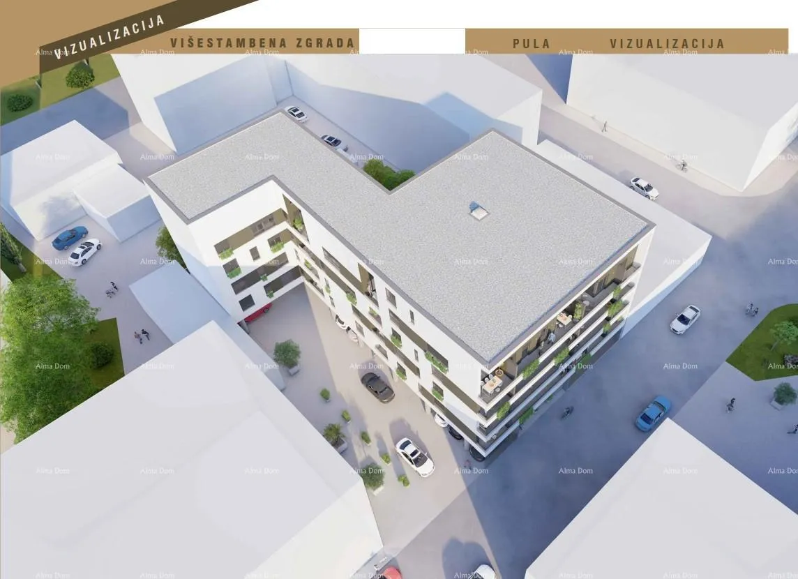 stan stan u centru grada! s22. stan, iv. kat+galerija, 166m2, 4ss, tri kupaonice, parkirno mjesto i ostava uključeno u cijenu. - slika 2