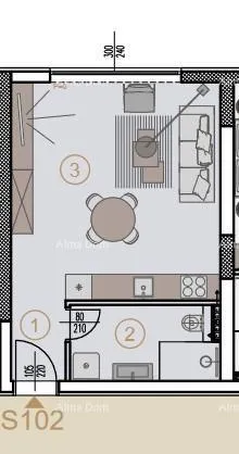 stan prodaja garsonijere u novom stambeno-poslovnom objektu – s102, poreč! - slika 8