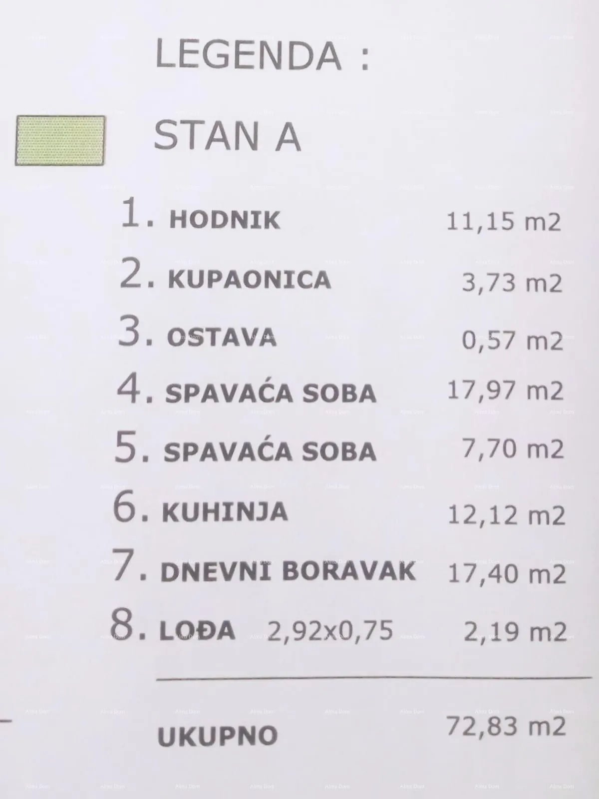 stan pula – renoviran dvosobni stan u centru, 72,83 m². stan se nalazi na glavnoj tržnici. - slika 22