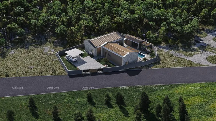 građevinsko zemljište građevinsko zemljište s dozvolom i projektom vile s bazenom – 760 m² - slika 6