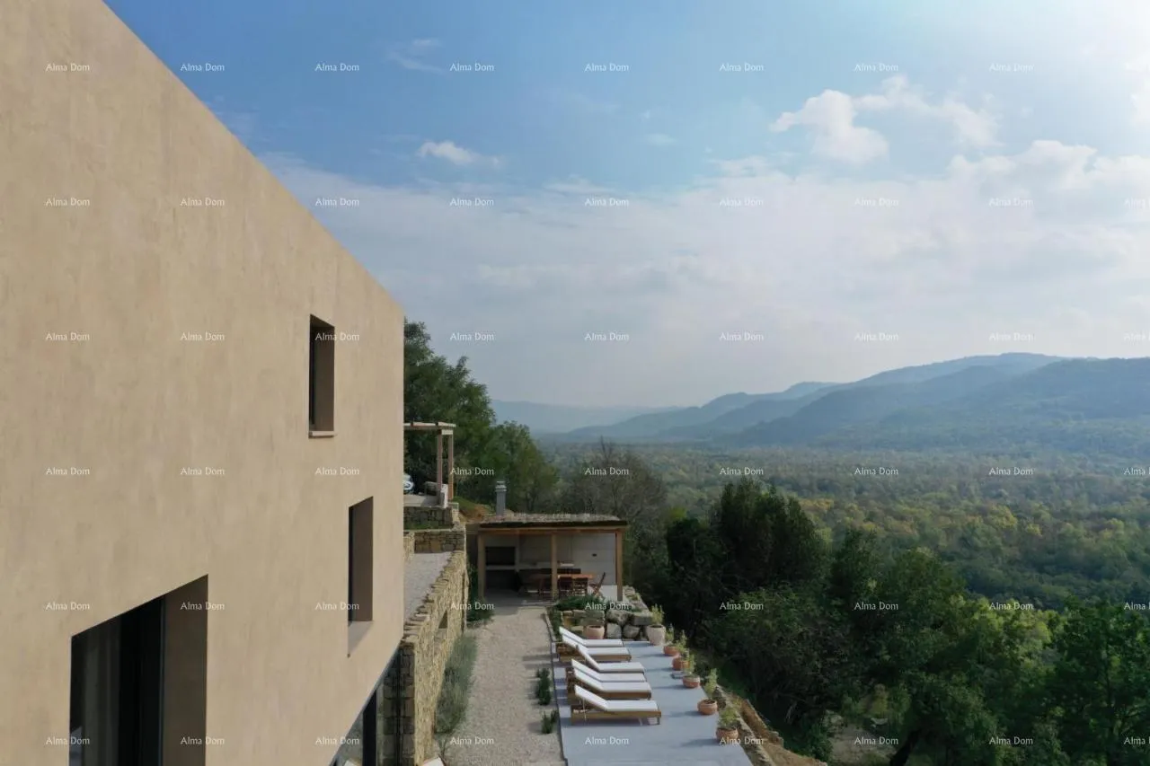 kuća luksuzna vila s pogledom na motovun! - slika 10