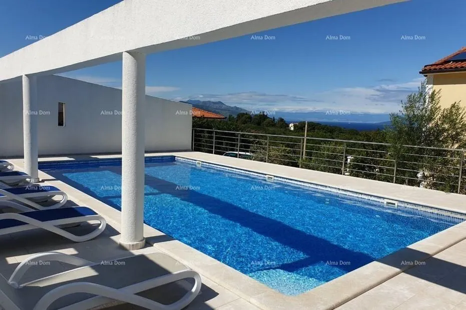 kuća labin, apartmanska kuća s bazenom i pogledom na more - slika 4