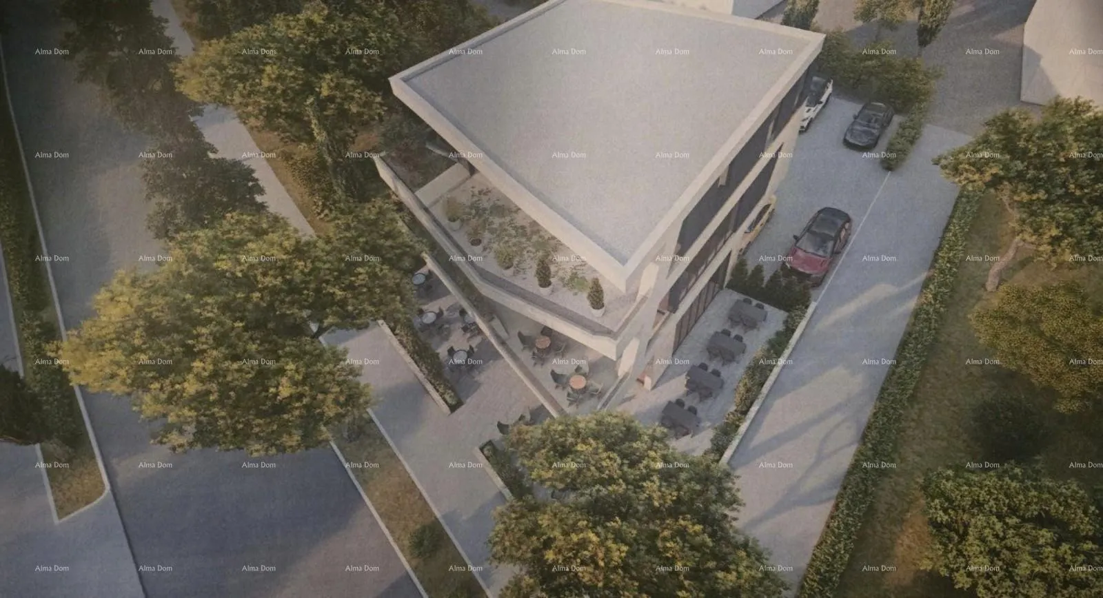 građevinsko zemljište prodaja građevinskog zemljišta s izrađenim projektom za izgradnju poslovne zgrade, medulin! - slika 5