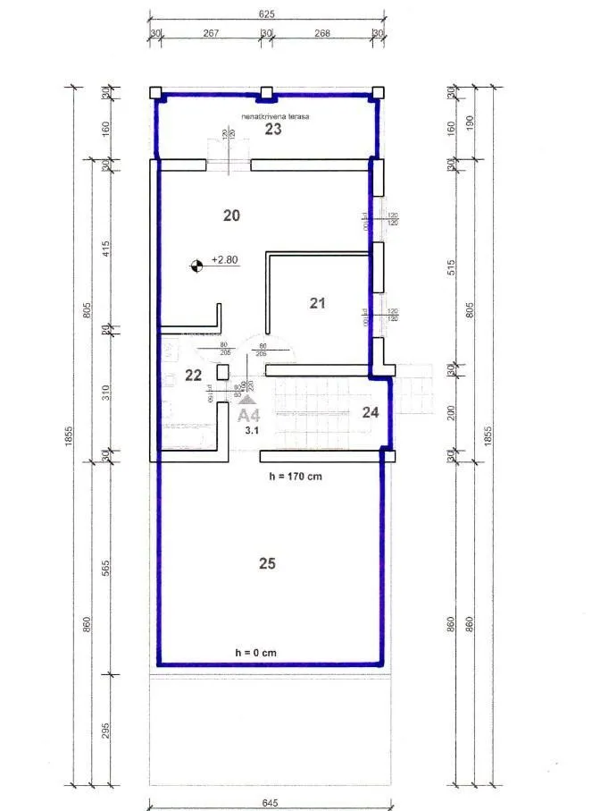 stan stan – duga uvala, 40 m² + terase! - slika 10
