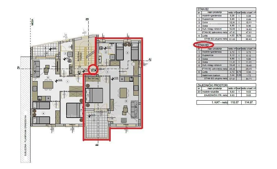 stan štinjan – stan u novogradnji, 54,71 m² - slika 12