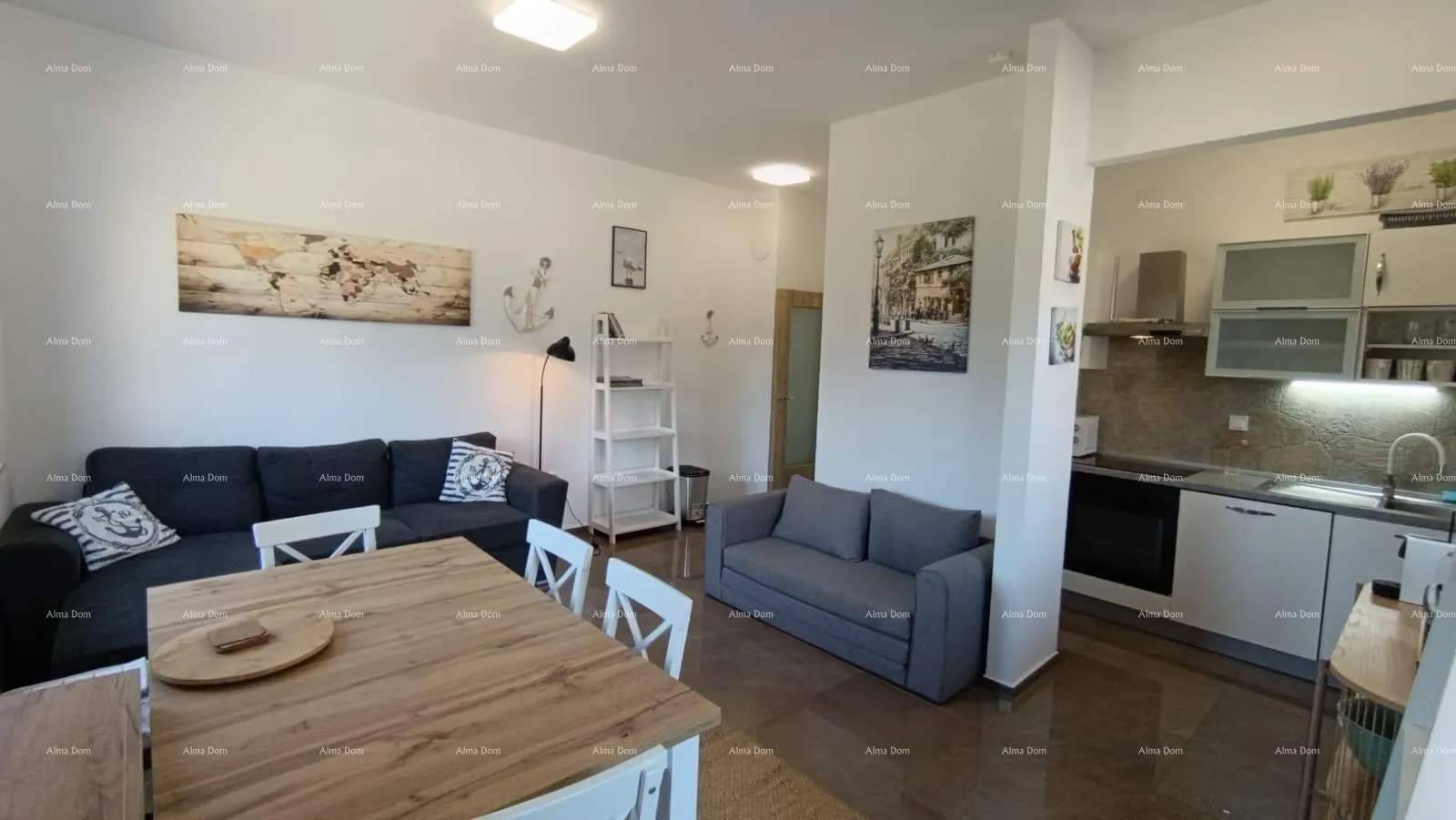 stan apartman s terasom, parkirnim mjestom i zajedničkim bazenom – premantura - slika 4