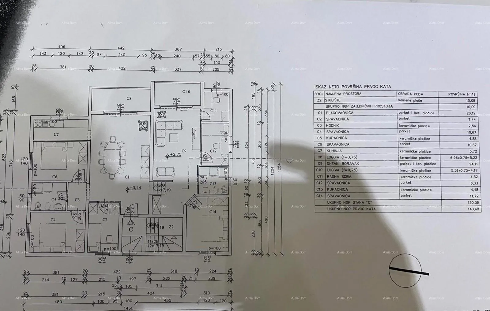 stan umag,stan 130 m2 - slika 17