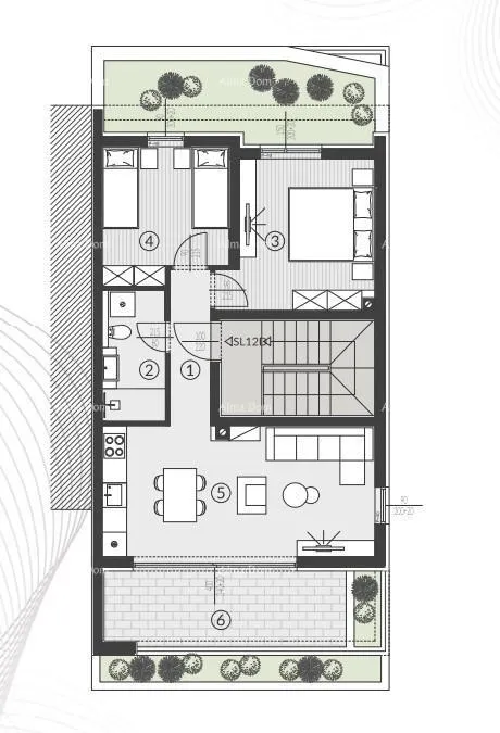 stan prodaja stanova u novom stambenom kompleksu, štinjan! 12d - slika 13