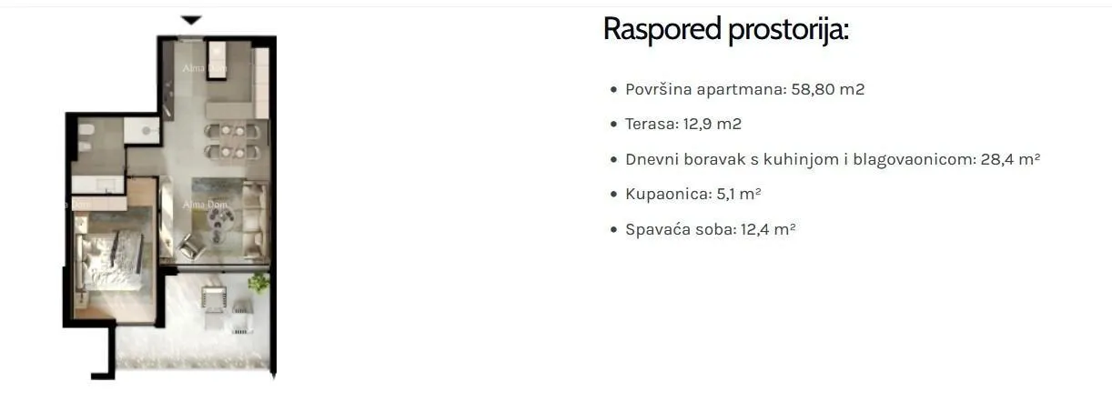 stan prodaja - stan u novom stambenom projektu, samo 200 m od mora i plaža, umag! - slika 7