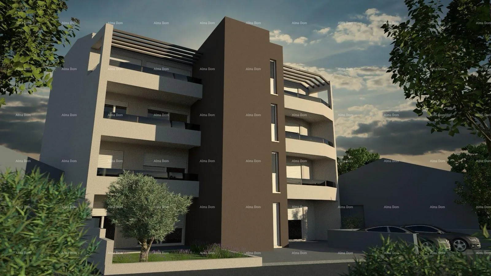 stan prodaja - stan s terasom u novom stambenom projektu, ližnjan!s4 - slika 2