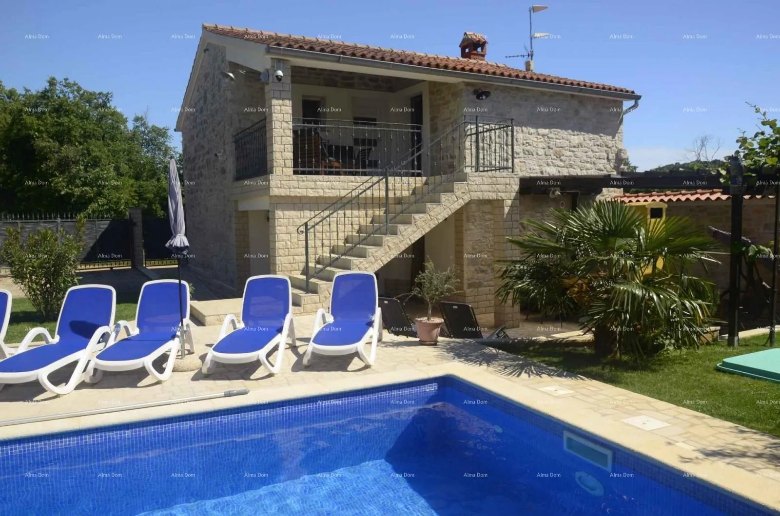 kuća moderna, rustikalna kamena vila s bazenom, poreč! - slika 2