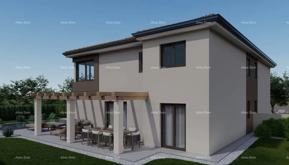 kuća poreč, dvije moderne vile s bazenom i saunom u izgradnji – istra - slika 5