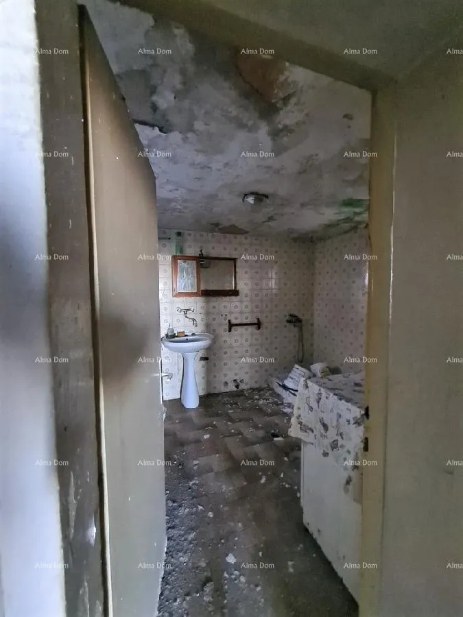 kuća prodajemo staru istarsku kamenu kuću sa pogledom na grožnjan. - slika 8