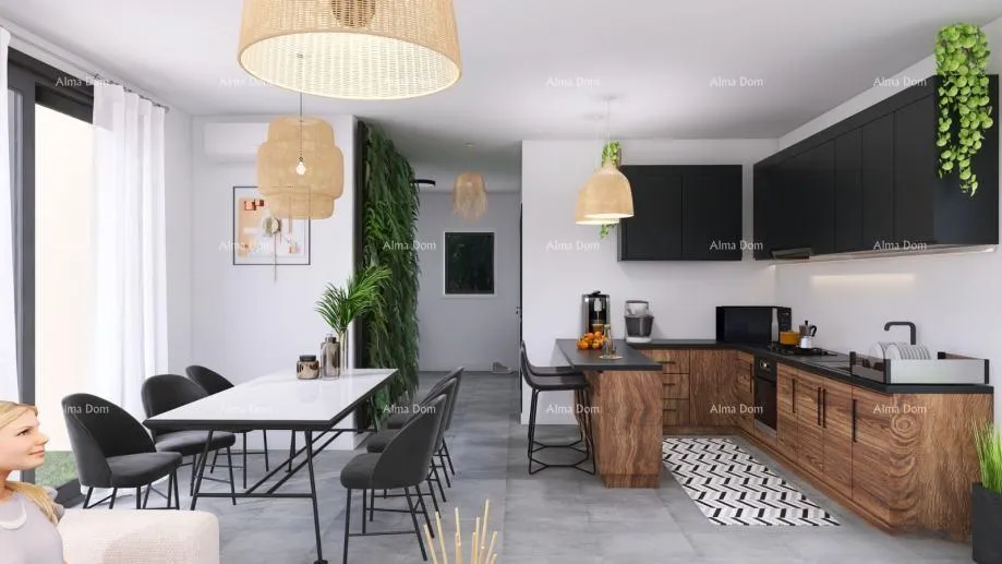 kuća marčana moderna vila s bazenom u gradnji. - slika 7