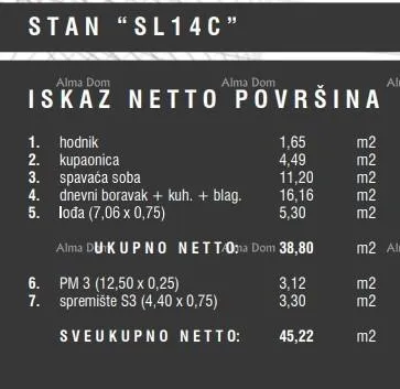 stan prodaja stanova u novom stambenom kompleksu, štinjan! 14c - slika 11