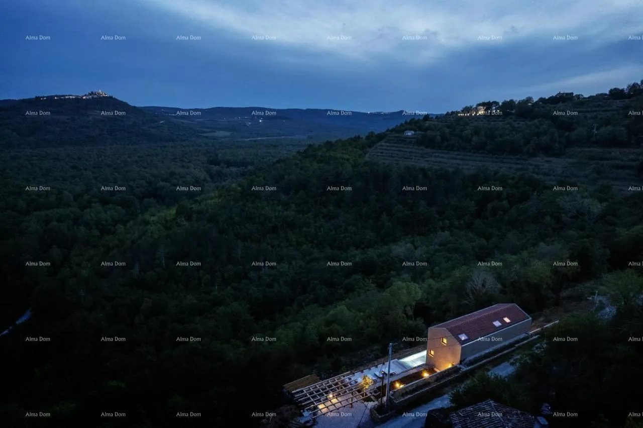 kuća luksuzna vila s pogledom na motovun! - slika 17