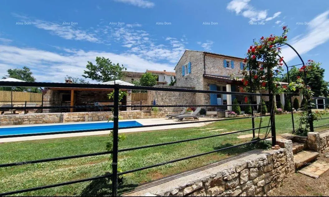 kuća renovirana istarska kamena kuća s bazenom. lovreč. - slika 2