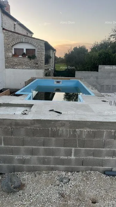 kuća prodaje se atraktivna kuća u visokoj fazi gradnje, blizu kanfanara - slika 16