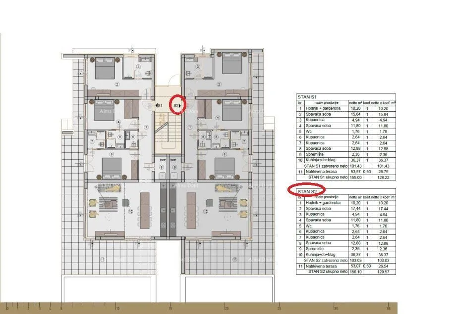 stan luksuzna rezidencija u rovinju – 129 m² + 400 m² vrt, bazen - slika 13
