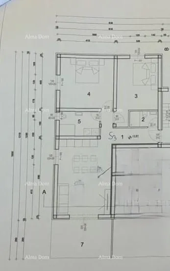 Stan Novigrad – Novogradnja, stan 81.22m² s terasom od 13 m².