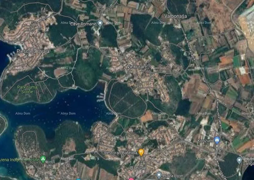 Građevinsko zemljište Vinkuran! Građevinska parcela s dozvolom za gradnju apartmana ! - Pula