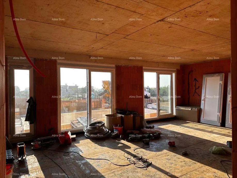 kuća moderna novogradnja s dva stana i panoramskim pogledom na more – žbandaj, poreč - slika 15