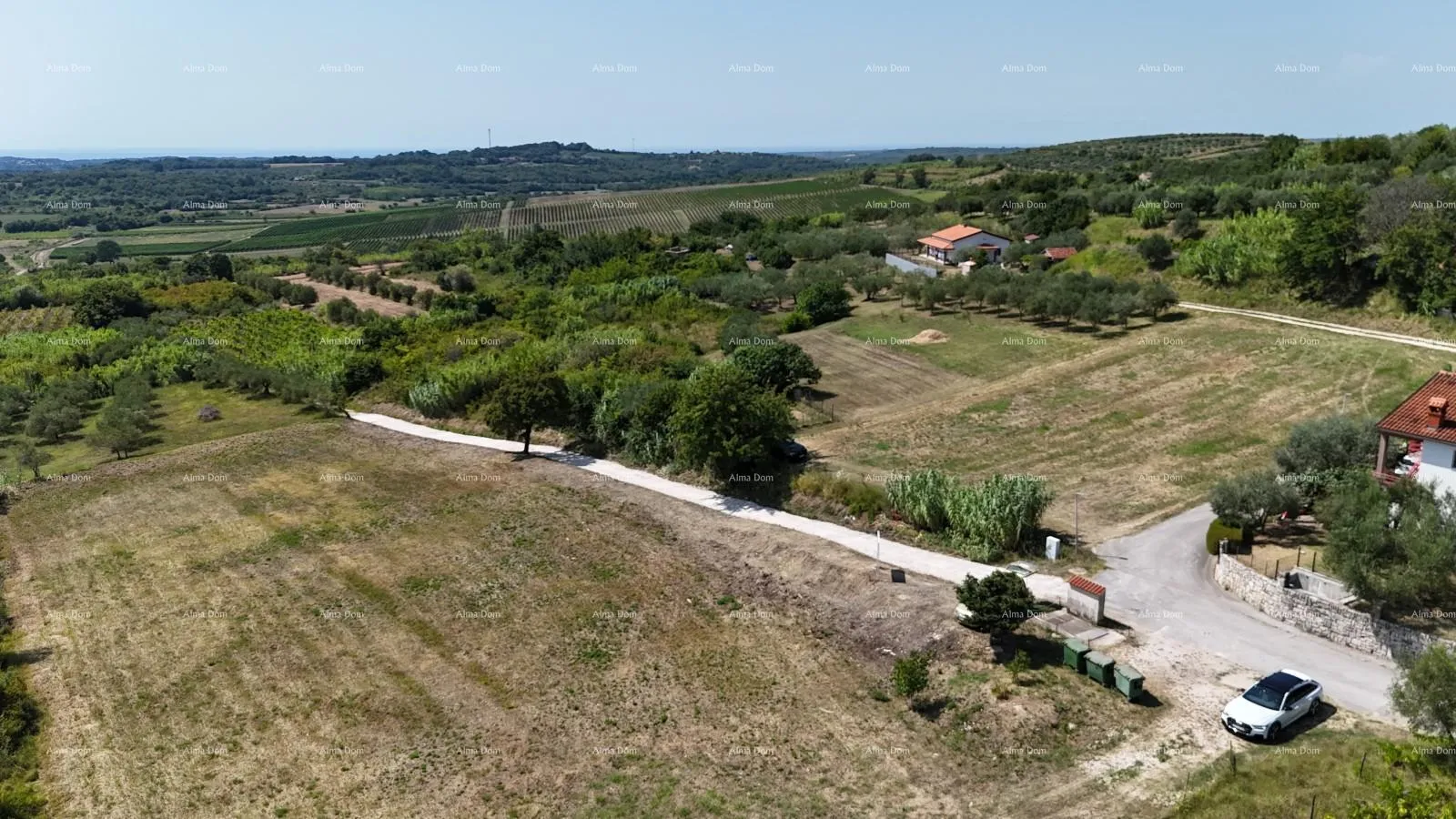 građevinsko zemljište prodaja građevinskih parcela sa pogledom na more, za izgradnju stambenih objekata, buje! - slika 10