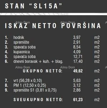 stan prodaja stanova u novom stambenom kompleksu, štinjan! 15a - slika 14