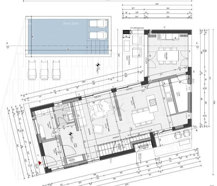 kuća prodaje se kuća rih-bau, sa pogledom na more u pomeru - slika 19