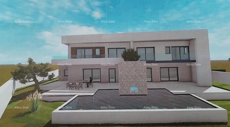 Građevinsko zemljište Pavićini, Građevinsko zemljište 800 m² s gotovim projektom - Šegotići, Marčana