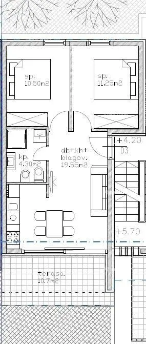 stan moderan apartman u bloku d, blizina umaga! - slika 3