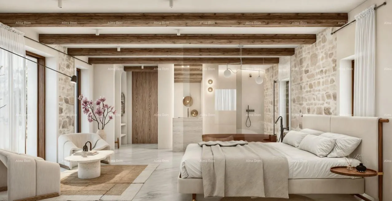 kuća kamena dalmatinska villa u staroj jezgri- idealna investicijska prilika- supetar! - slika 4