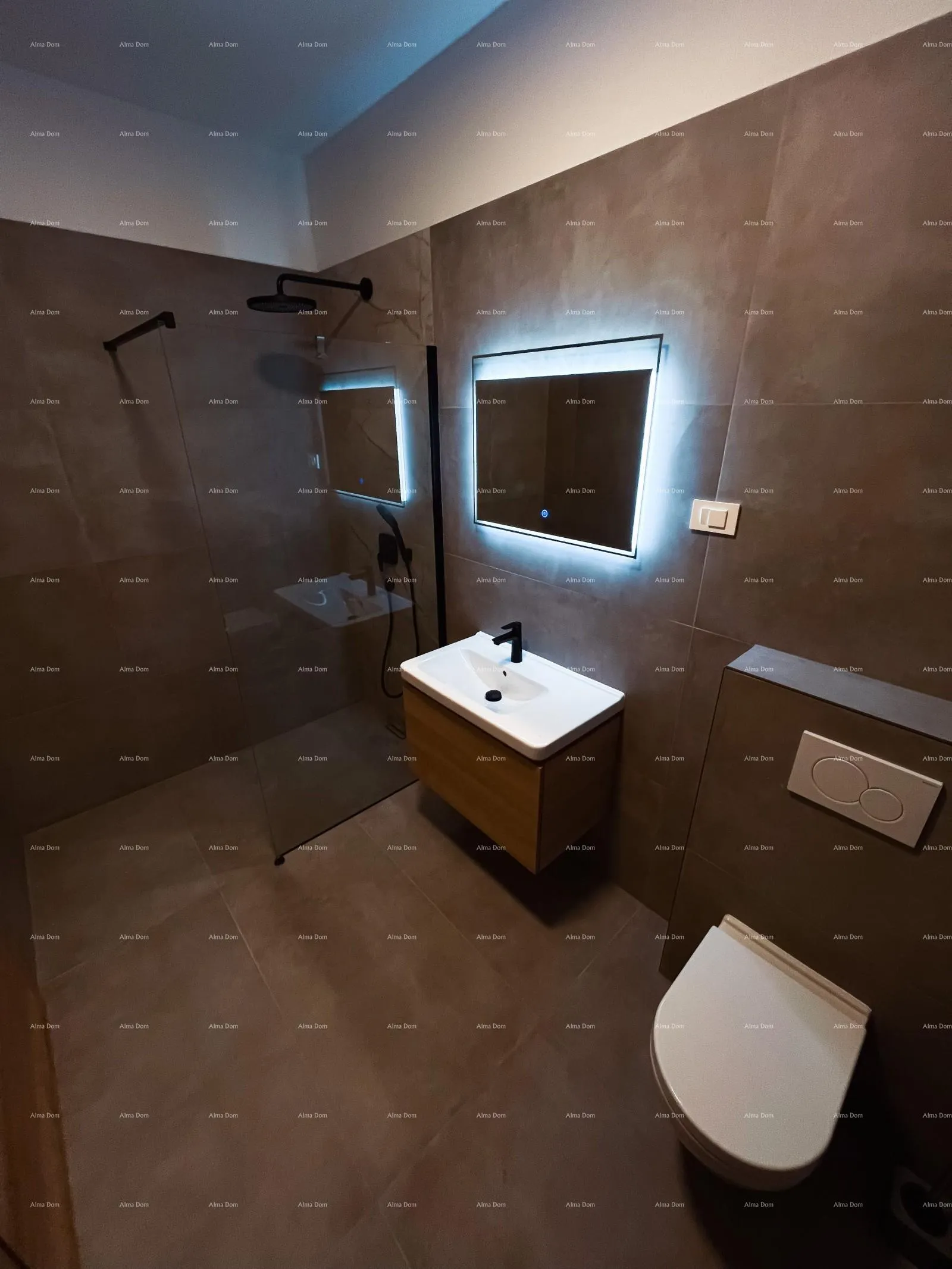 kuća prodaja novoizgrađene, moderne katnice sa bazenom u neposrednoj blizini mora, pomer! - slika 13
