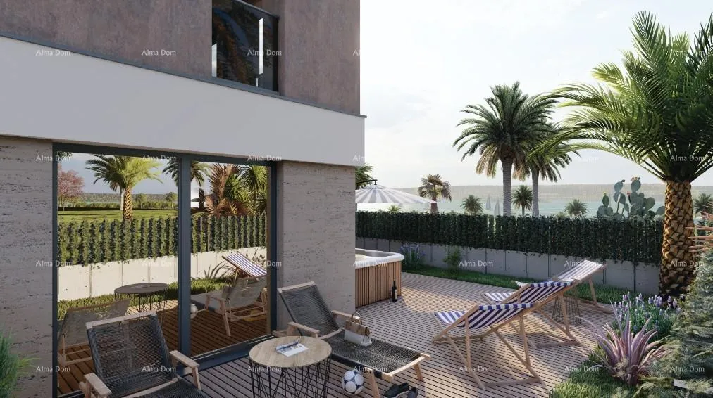 kuća dupleks luksuzna vila u mediteranskom stilu s bazenom i liftom. pogled na more! medulin! - slika 6